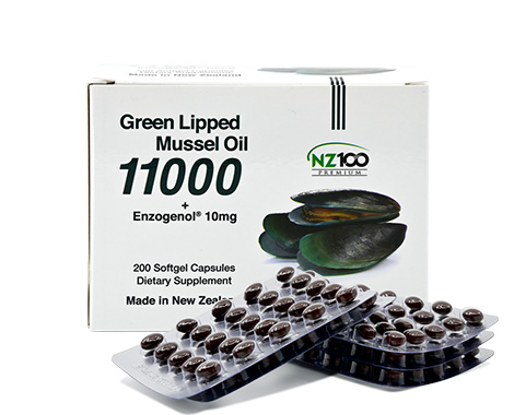 Green Lipped Mussel Oil 11000 + Enzogenol 10mg