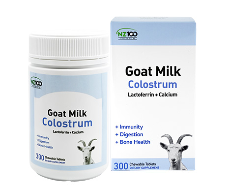 Goat Milk Colostrum Lactoferrin + Calcium